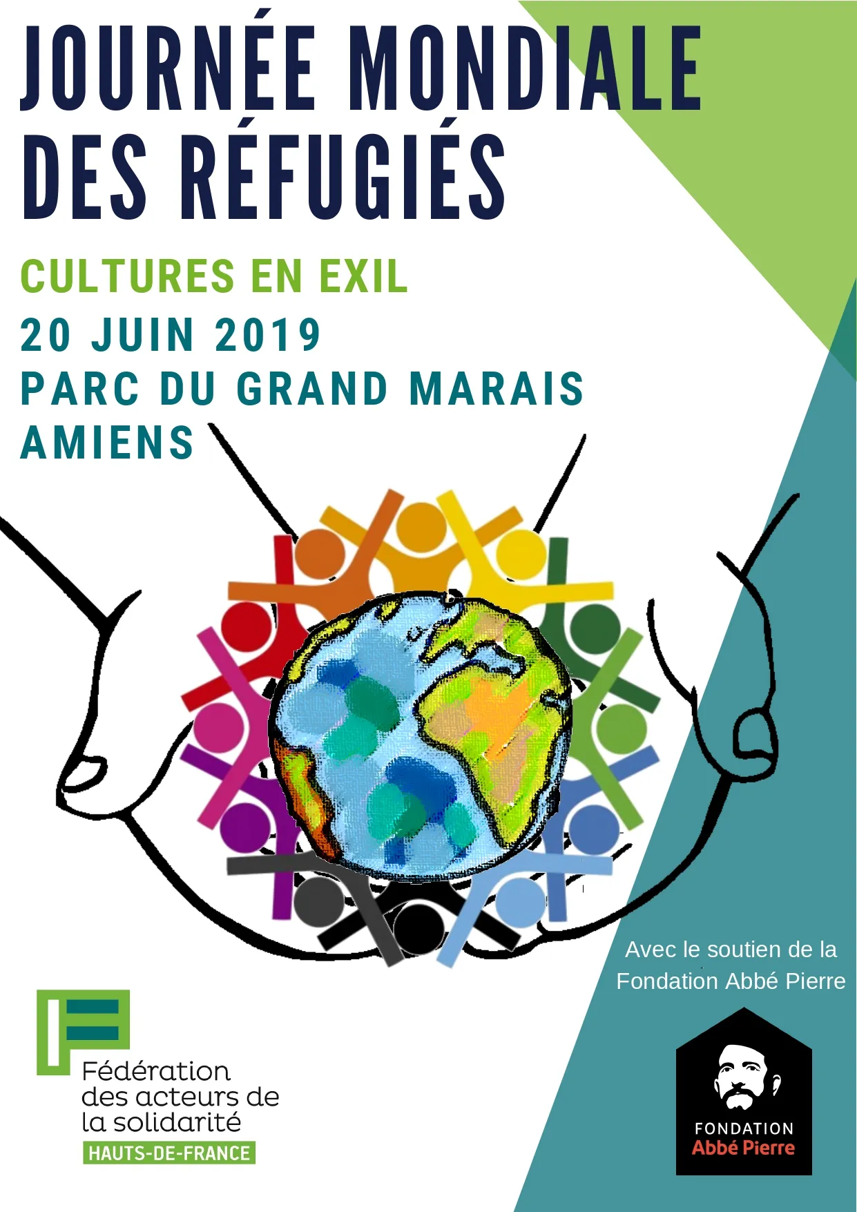 Cultures en Exil – Journée mondiale des réfugiés – 20 juin 2019 à Amiens