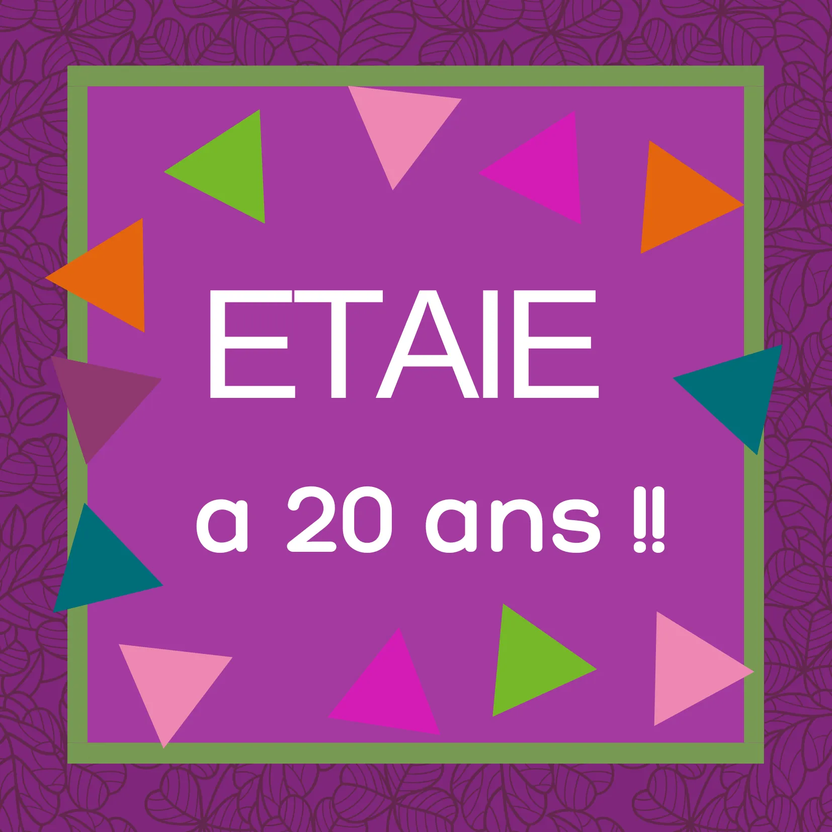 Renouvellement de notre certification d’Encadrant Technique d’Activités d’Insertion par l’Economique (ETAIE) qui fête ses 20 ans cette année !