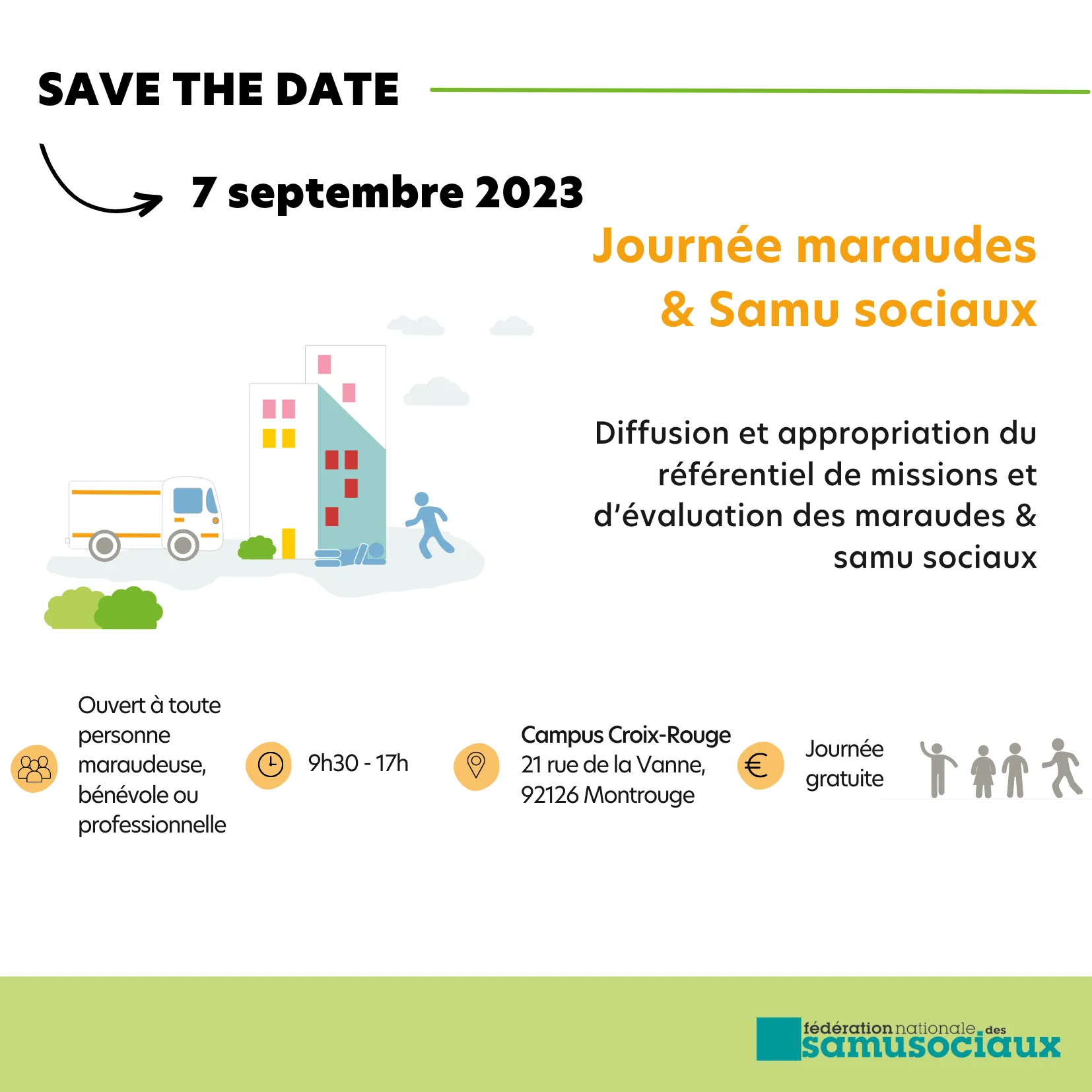 Journée maraudes et Samu sociaux en Ile-de-France – 7 septembre 2023