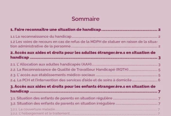 Publication d’une note sur l’accès aux droits des personnes étrangères en situation de handicap
