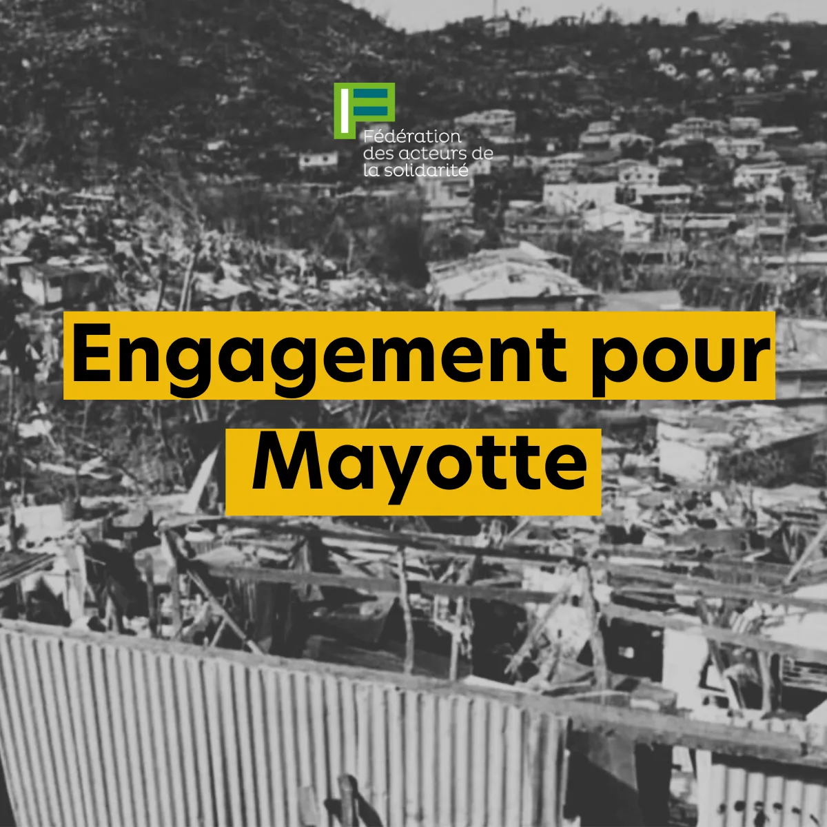 Catastrophe humanitaire à Mayotte, la FAS toujours mobilisée