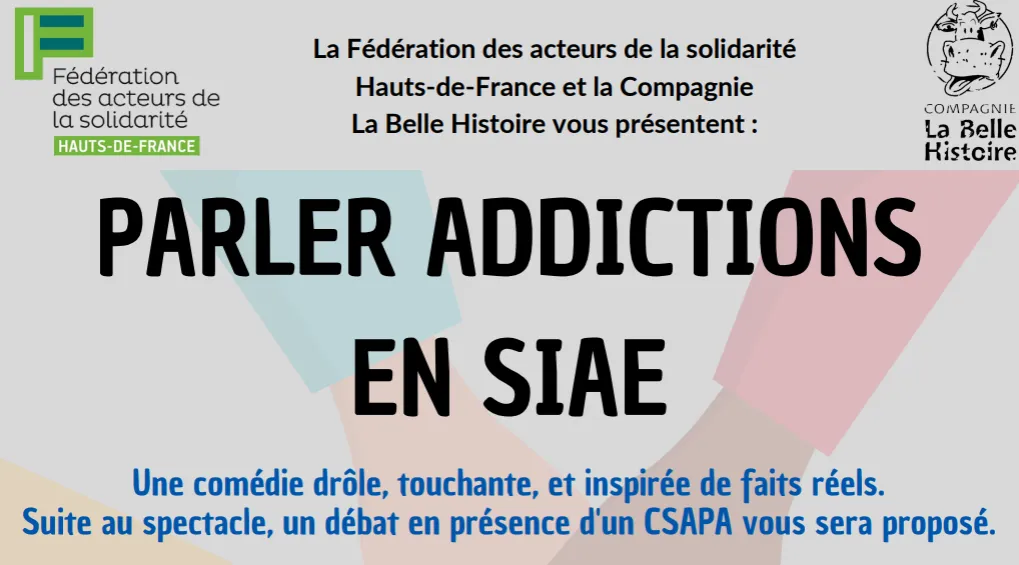 « Parlons addictions en SIAE » :  programmation des représentations théâtrales