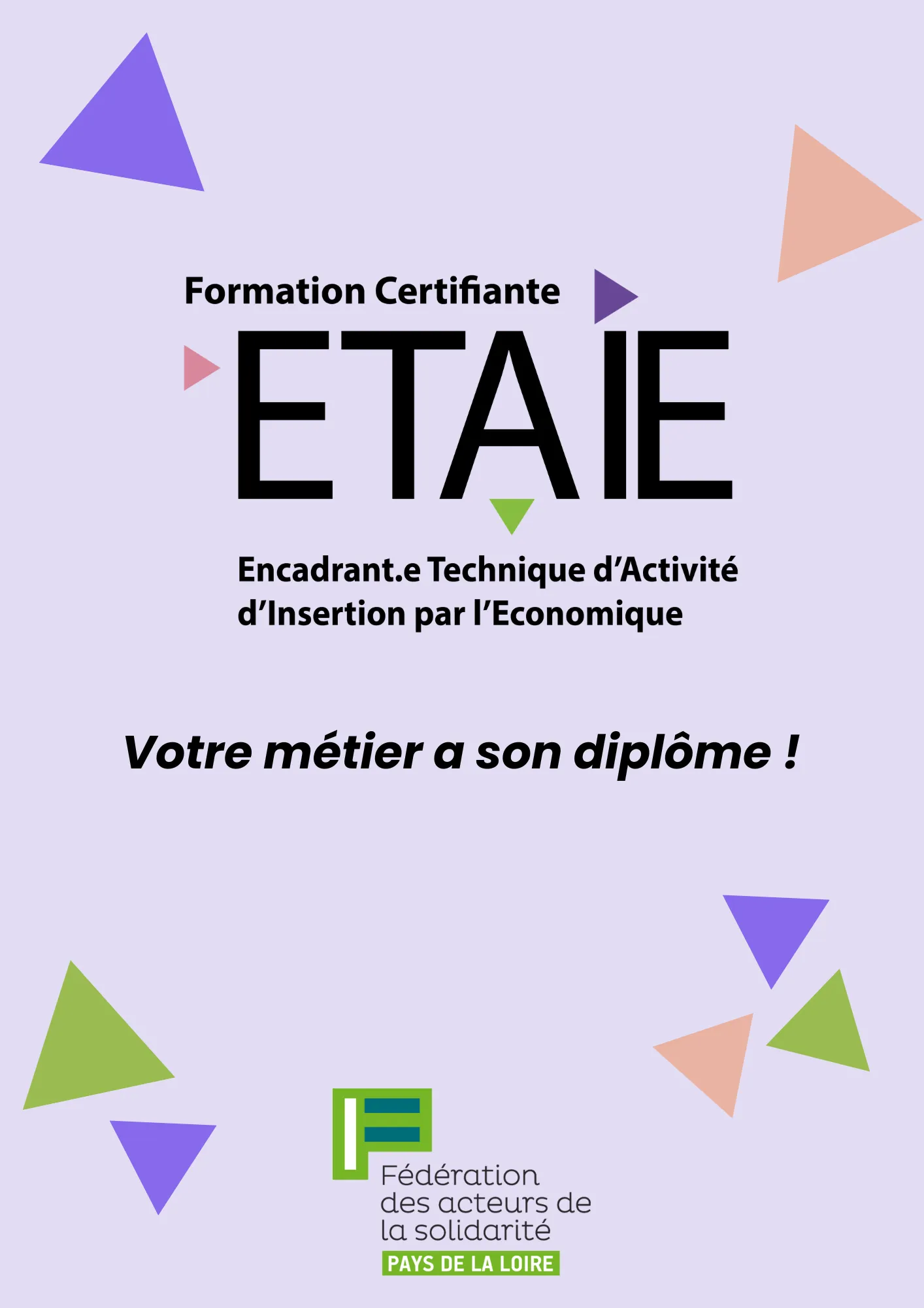 ETAIE en Pays de la Loire : pas de promo 10 …