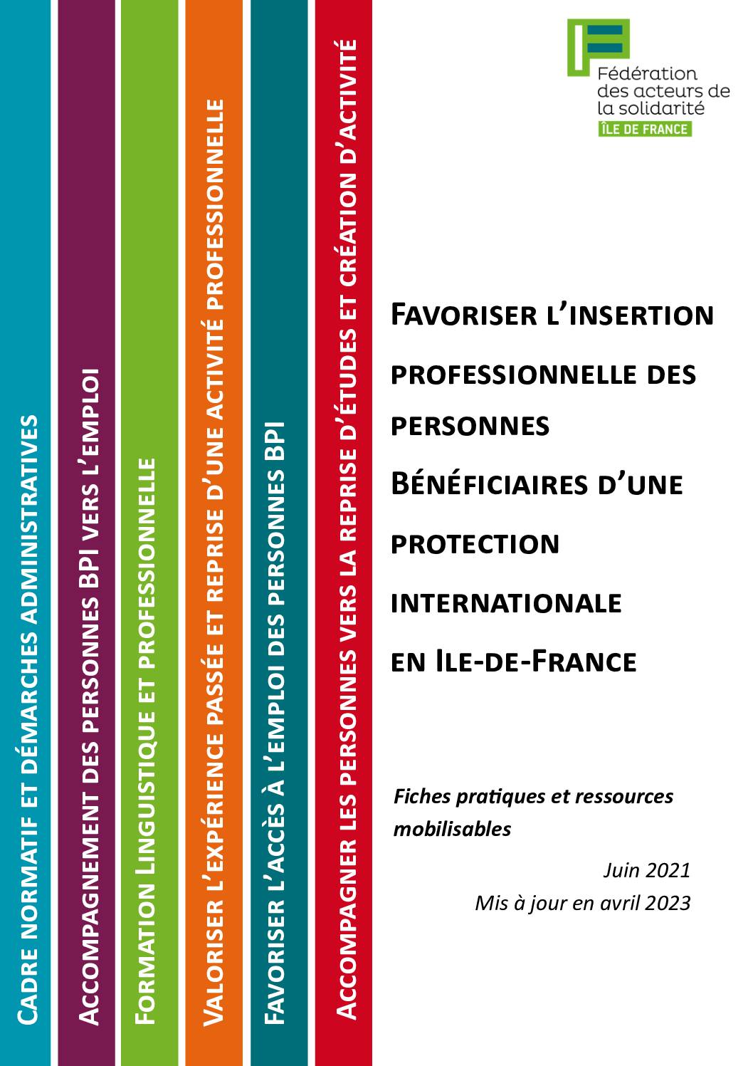 Accès à l'emploi et à la formation des personnes BPI en Ile-de-France - fiches pratiques et ressources mobilisables