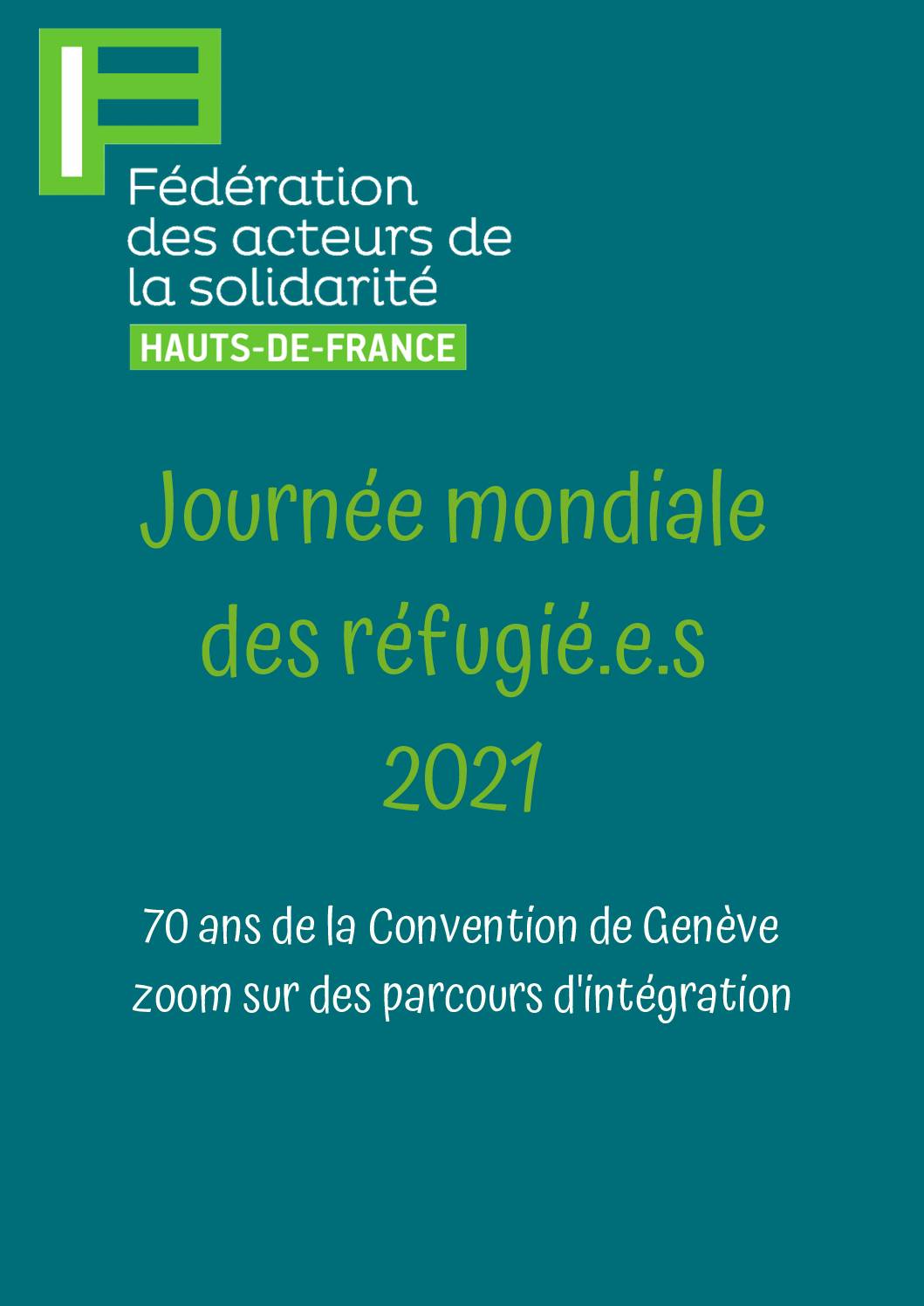 Journée mondiale des réfugié.e.s 2021