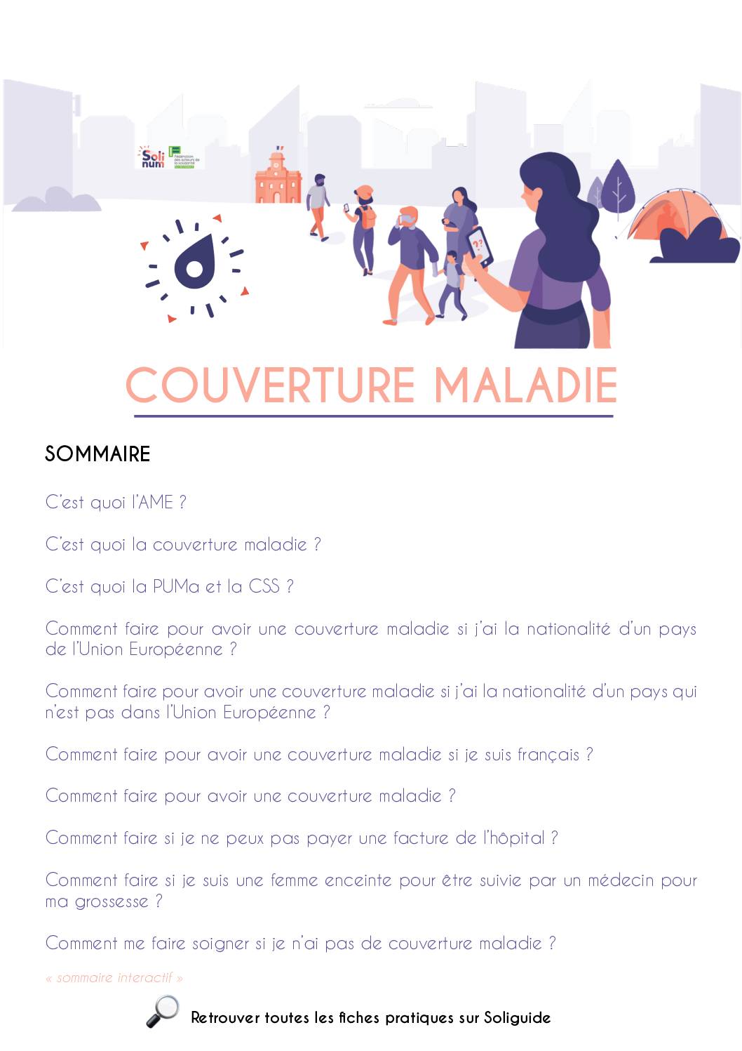 Fiche Soliguide Couverture Maladie