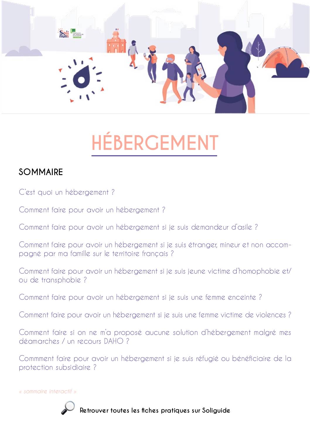 Fiche Soliguide Hébergement