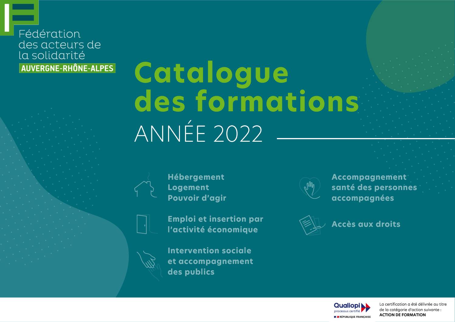 Catalogue des formations 2022