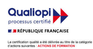 Logo Qualiopi au titre des actions de formation