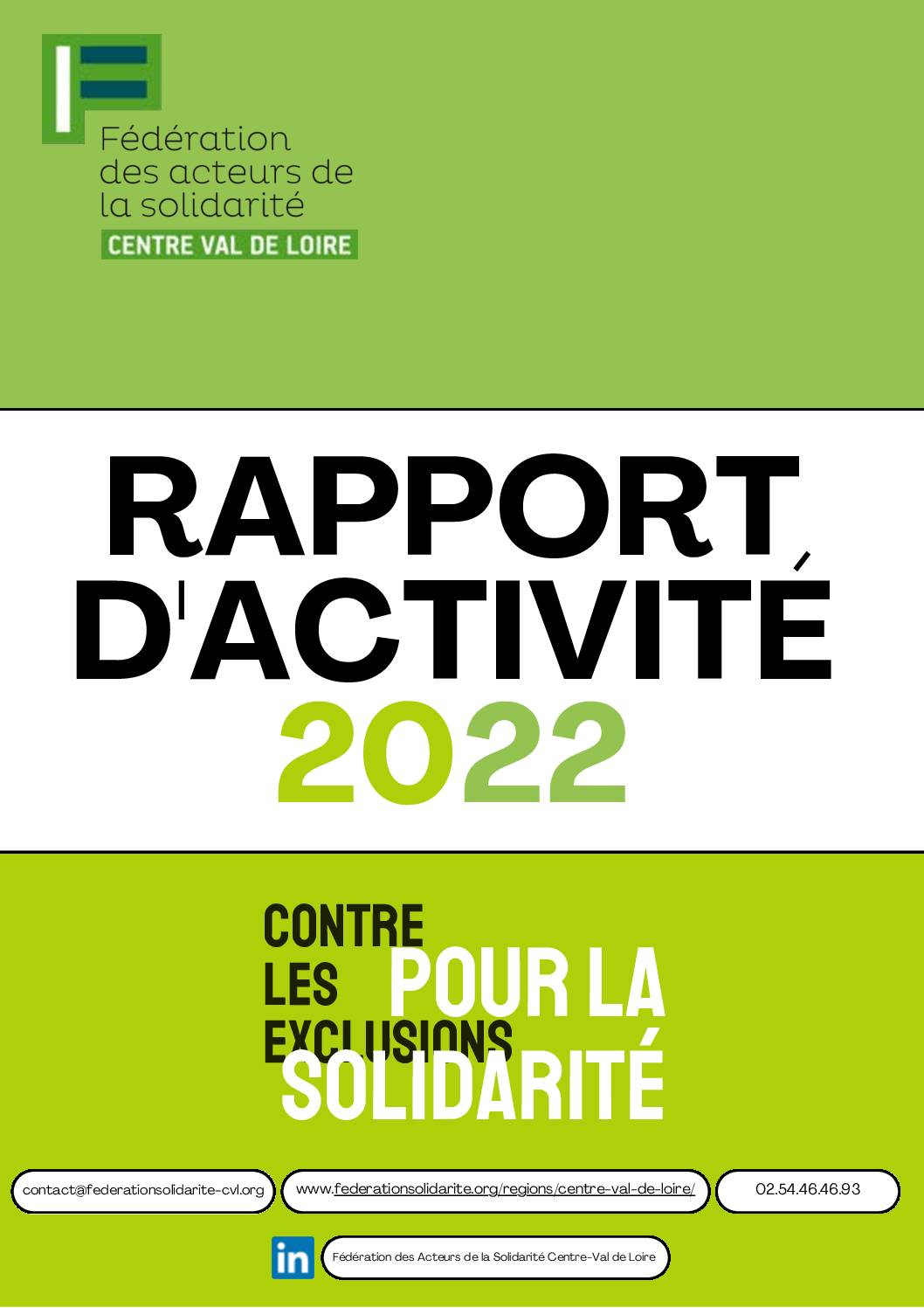 Rapport d'activité FAS CVDL 2022