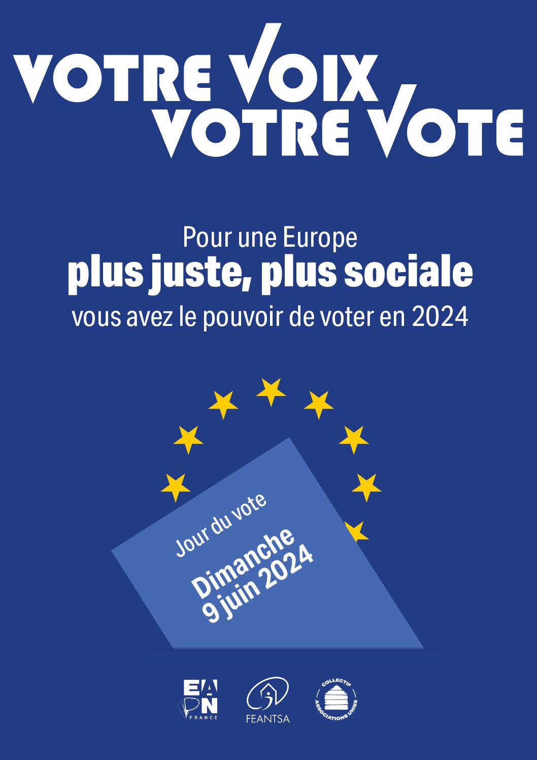 Votre voix votre vote - Pour une Europe plus juste, plus sociale