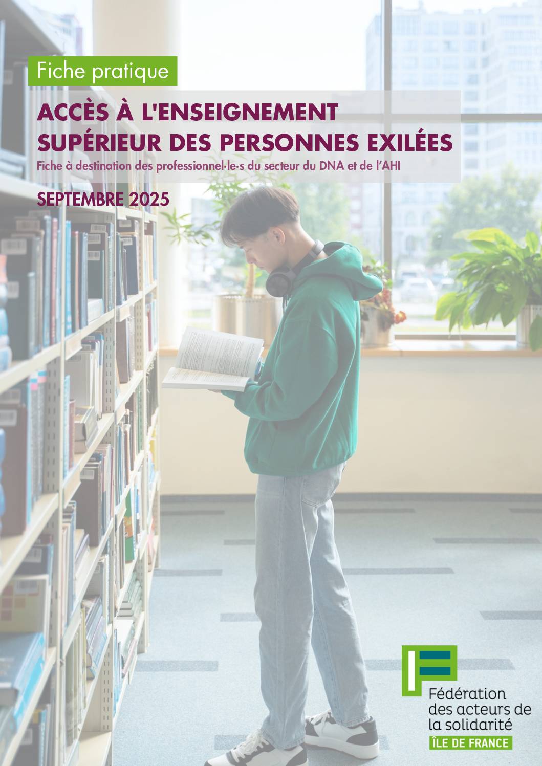 [Fiche pratique] Accès à l'enseignement supérieur des personnes exilées