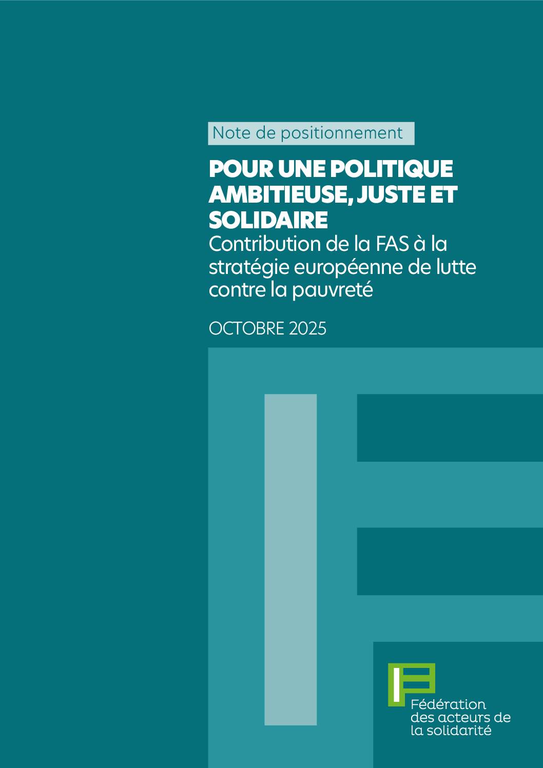 Note de positionnement - Pour une politique ambitieuse, juste et solidaire