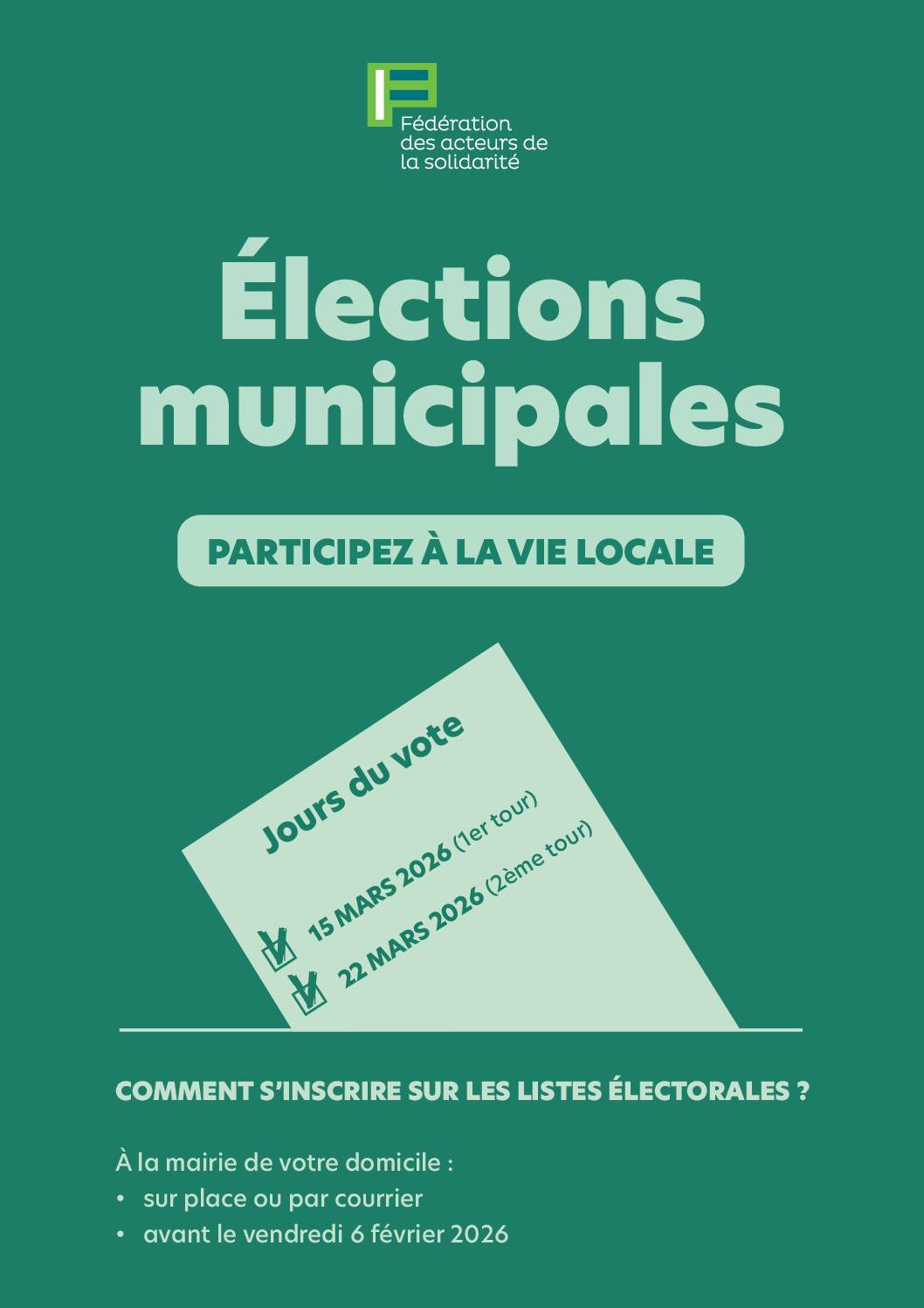 Affiche | Elections municipales