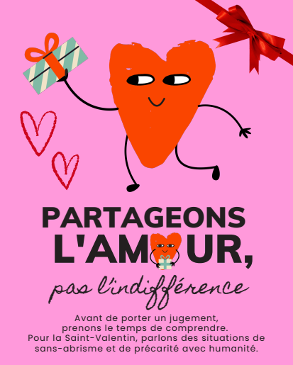 Partageons l'amour, pas l'indifférence